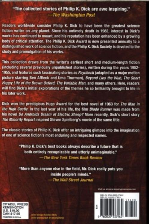 Produktbild: Paycheck and Other Classic Stories by Philip K. Dick