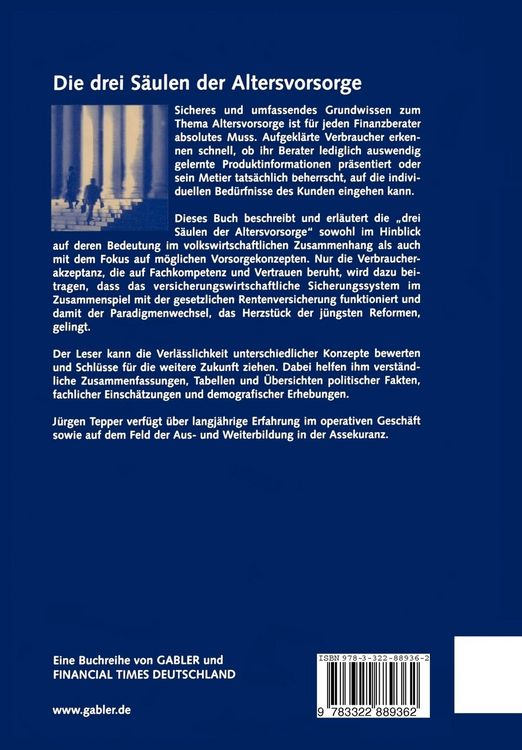 Produktbild: Die drei S&auml;ulen der Altersvorsorge