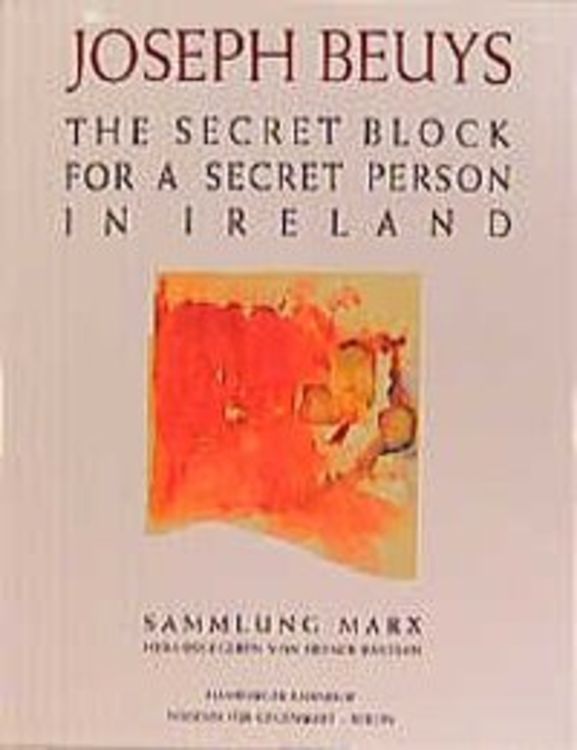 Produktbild: Sammlung Marx / The Secret Block For A Secret Person In Ireland