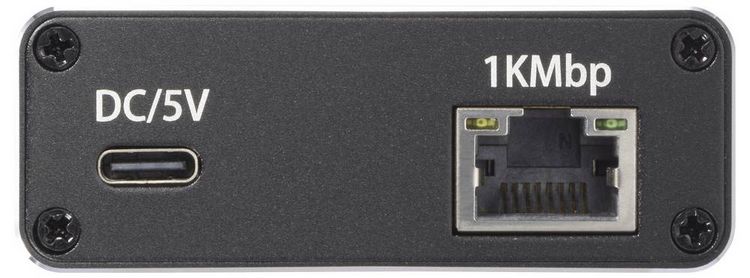 Produktbild: SpeaKa Professional SP-GNS-190 Splitter 1+1 Port RJ45, USB-C&reg; 1 GBit/s USB-Stromversorgung