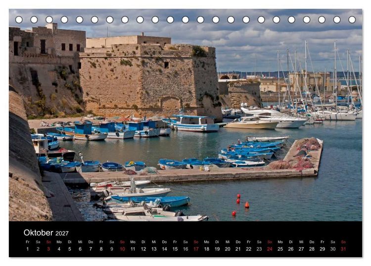 Produktbild: Apulien (Tischkalender 2027 DIN A5 quer), CALVENDO Monatskalender