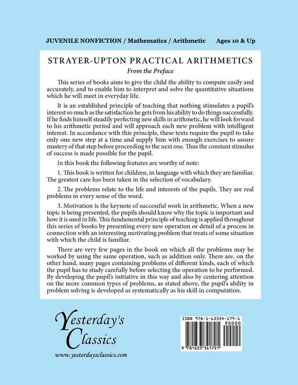 Produktbild: Strayer-Upton Practical Arithmetics BOOK 2, Part 3 (Yesterday's Classics)