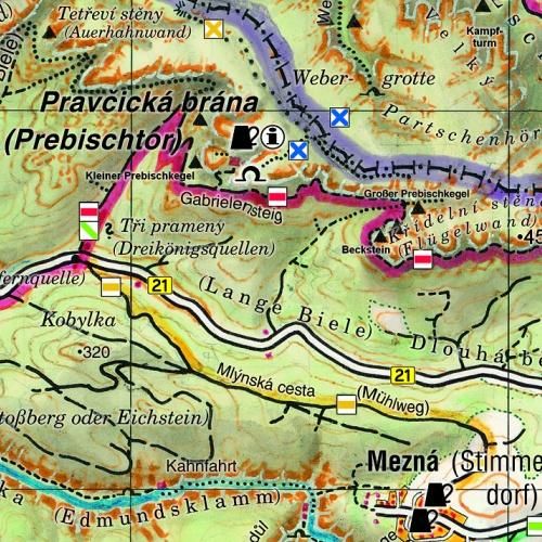Produktbild: B&ouml;hmische Schweiz 1:40000