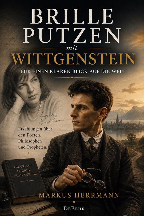 Produktbild: Brille putzen mit Wittgenstein - F&uuml;r einen klaren Blick auf die Welt - Erz&auml;hlungen &uuml;ber den Poeten, Philosophen und Propheten