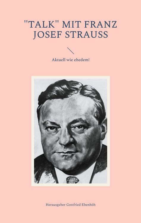 Produktbild: "Talk" mit Franz Josef Strauss