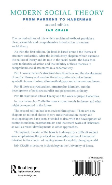 Produktbild: Modern Social Theory