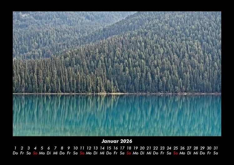 Produktbild: Die Seen der Erde 2026 Fotokalender DIN A3