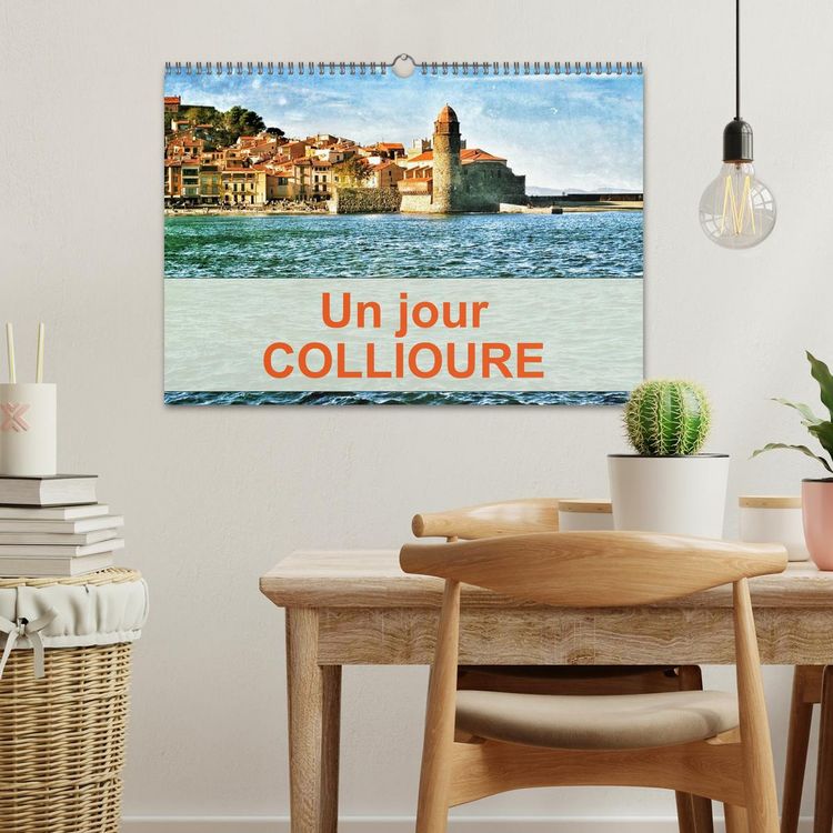 Produktbild: Un jour COLLIOURE (Calendrier mural 2026 DIN A3 vertical), CALVENDO calendrier mensuel