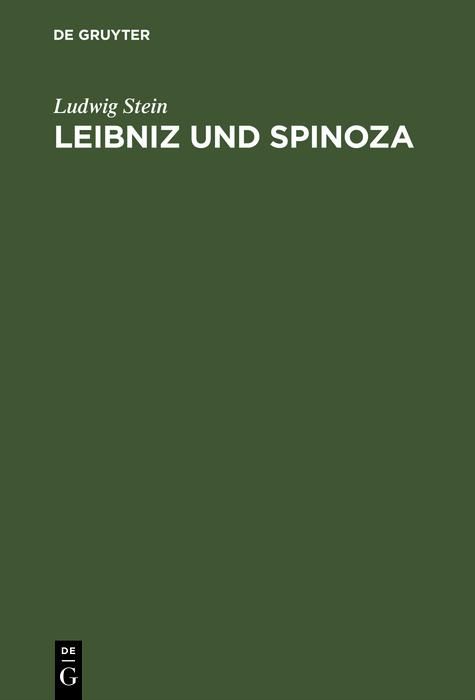 Produktbild: Leibniz und Spinoza