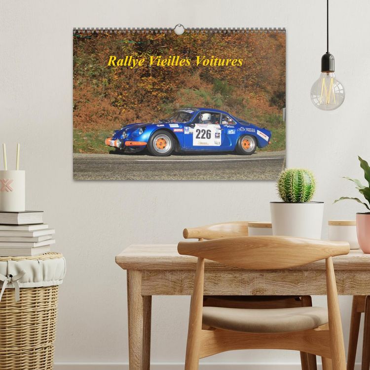 Produktbild: Rallye Vieilles Voitures (Calendrier mural 2026 DIN A3 vertical), CALVENDO calendrier mensuel