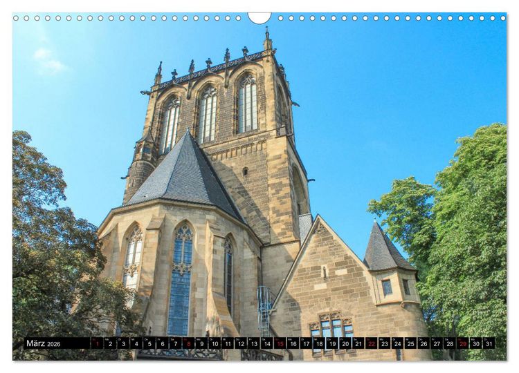 Produktbild: Kirchen in K&ouml;ln - Heilige St&auml;tten und imposante Bauten (Wandkalender 2026 DIN A3 quer), CALVENDO Monatskalender