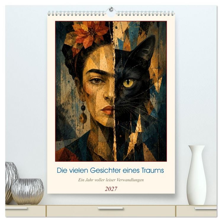 Produktbild: Die vielen Gesichter eines Traums: Ein Jahr voller leiser Verwandlungen (hochwertiger Premium Wandkalender 2027 DIN A2 hoch), Kunstdruck in Hochglanz