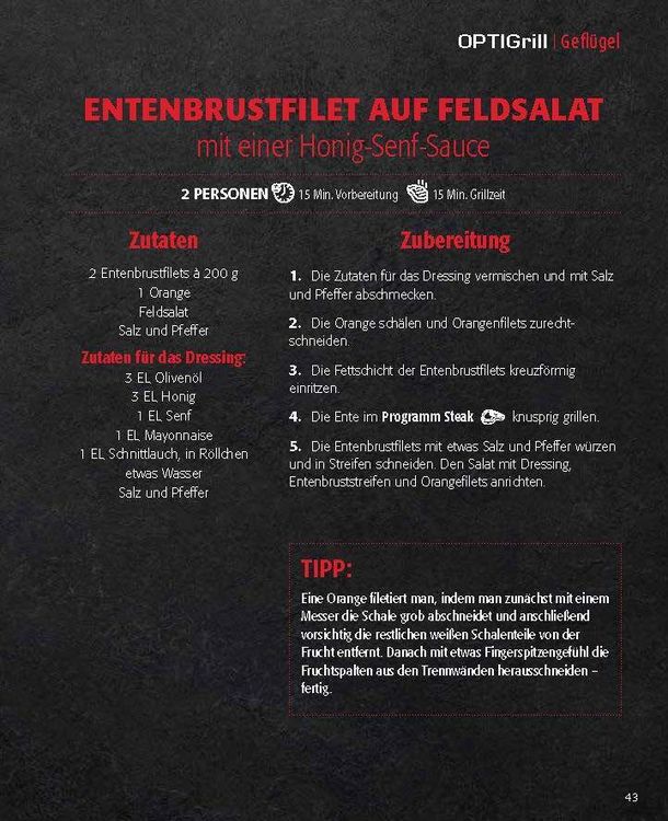 Produktbild: OPTImal Grillen - OPTIgrill Kochbuch Rezeptbuch