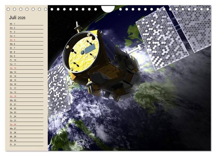 Produktbild: Raumfahrt und Weltall (Wandkalender 2026 DIN A4 quer), CALVENDO Monatskalender