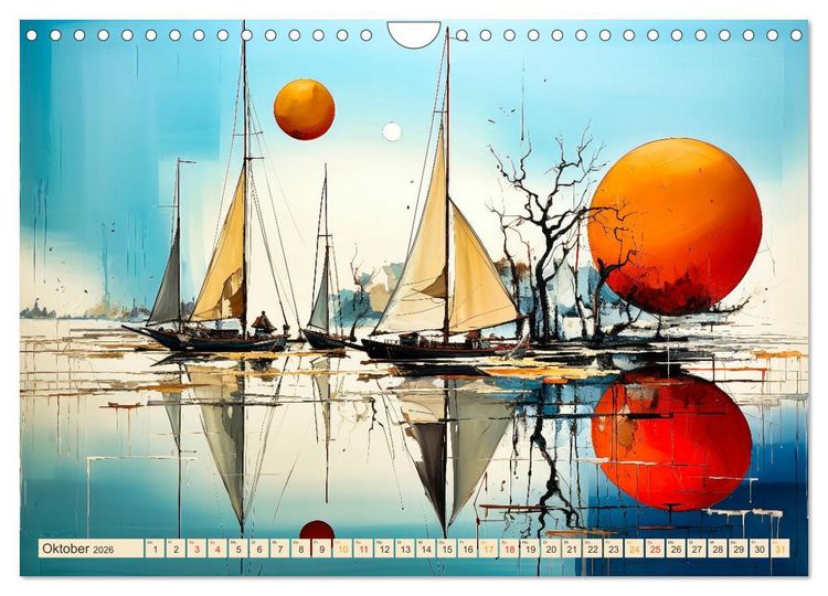 Produktbild: Segeln, der Traum beginnt (Wandkalender 2026 DIN A4 quer), CALVENDO Monatskalender