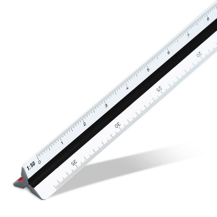 Produktbild: ARISTO College Dreikantma&szlig;stab (A) 1:20:25:50:75:100:125,im Ecoblister