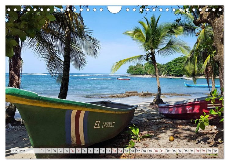 Produktbild: Costa Rica - Lebensfreude pur (Wandkalender 2026 DIN A4 quer), CALVENDO Monatskalender