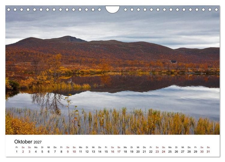 Produktbild: Skandinavien - Hoch im Norden (Wandkalender 2027 DIN A4 quer), CALVENDO Monatskalender