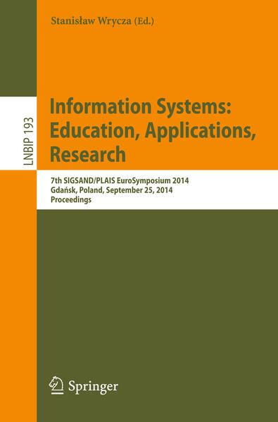 Produktbild: Information Systems: Education, Applications, Research