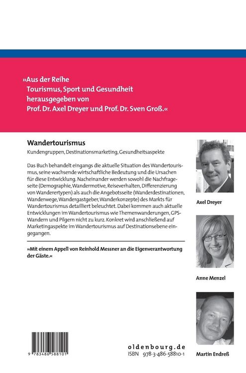 Produktbild: Wandertourismus
