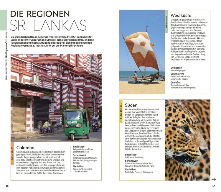 Produktbild: Vis-&agrave;-Vis Reisef&uuml;hrer Sri Lanka