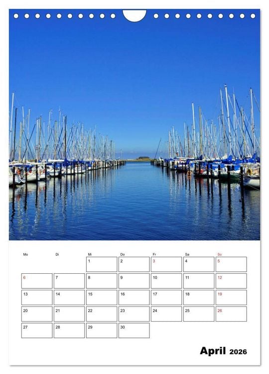 Produktbild: Marina Heiligenhafen (Wandkalender 2026 DIN A4 hoch), CALVENDO Monatskalender