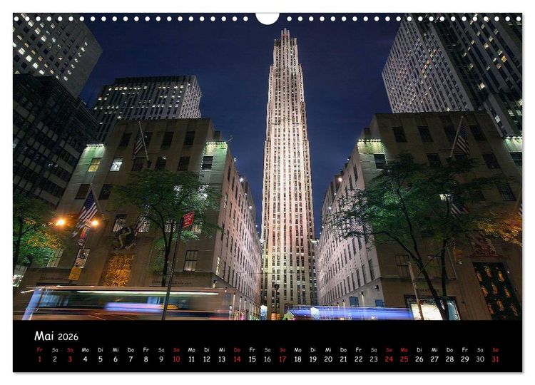 Produktbild: New York (Wandkalender 2026 DIN A3 quer), CALVENDO Monatskalender