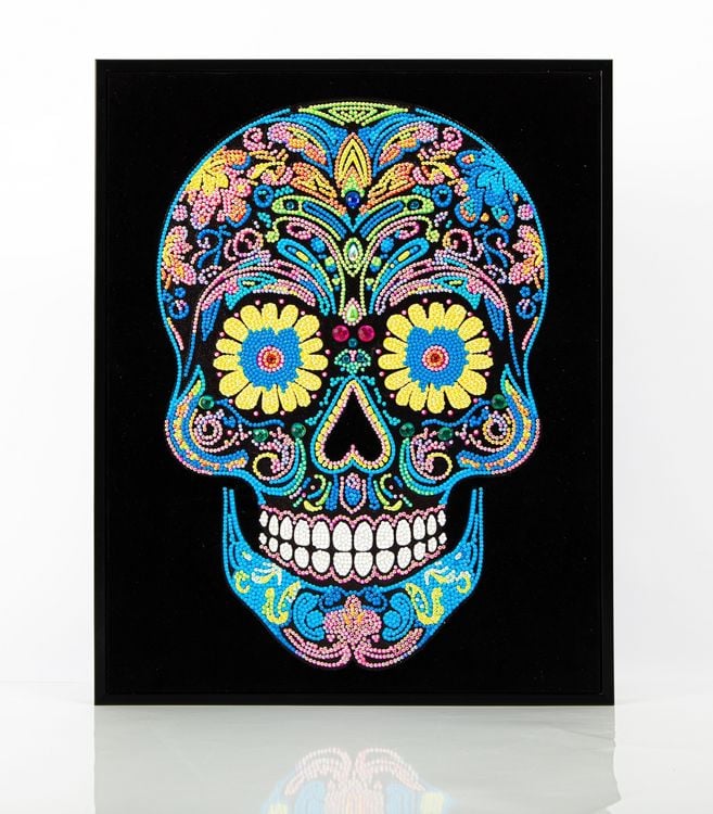 Produktbild: DIAMOND DOTZ - Diamond Painting Neon Totenkopf