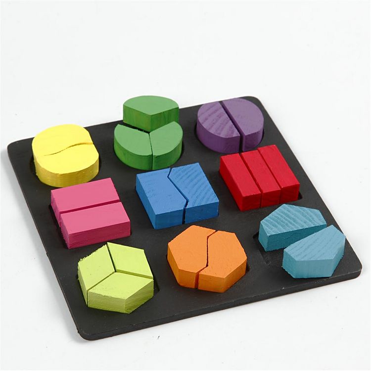 Produktbild: Creativ Company Puzzles, Gr&ouml;&szlig;e 12,5x12,5-19,5x19,5 cm, 7 Stk