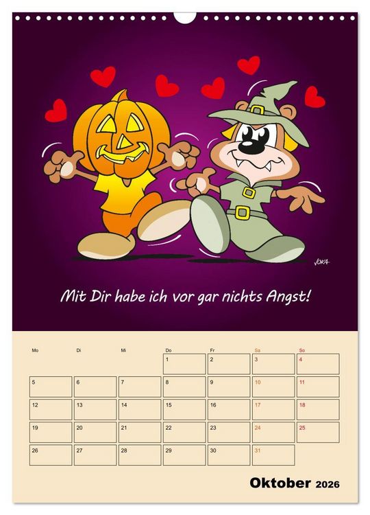 Produktbild: Ein Jahr mit Dir! (Wandkalender 2026 DIN A3 hoch), CALVENDO Monatskalender