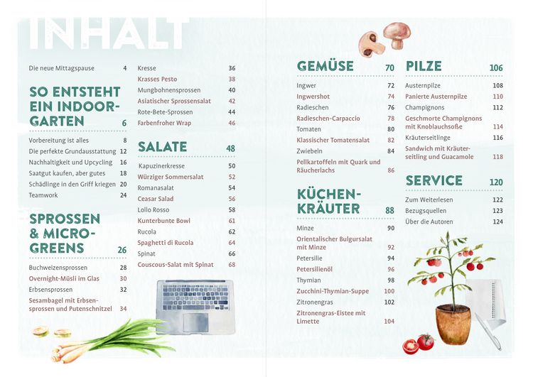 Produktbild: Endlich Mittagspause! Indoor-G&auml;rtnern zwischen Mails und Meetings mit Pfl&uuml;cksalat, Sprossen & Co.