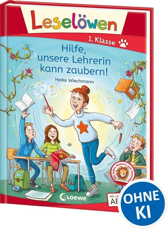 Produktbild: Lesel&ouml;wen 1. Klasse - Hilfe, unsere Lehrerin kann zaubern!