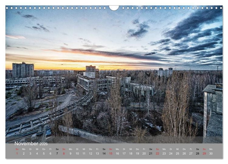 Produktbild: Tschernobyl - In der Sperrzone (Wandkalender 2026 DIN A3 quer), CALVENDO Monatskalender