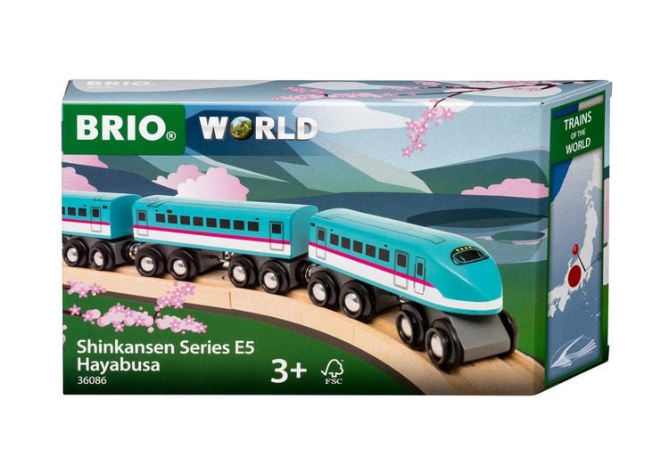 Produktbild: BRIO World - Trains of the World Shinkansen Series E5 Hayabusa Zug