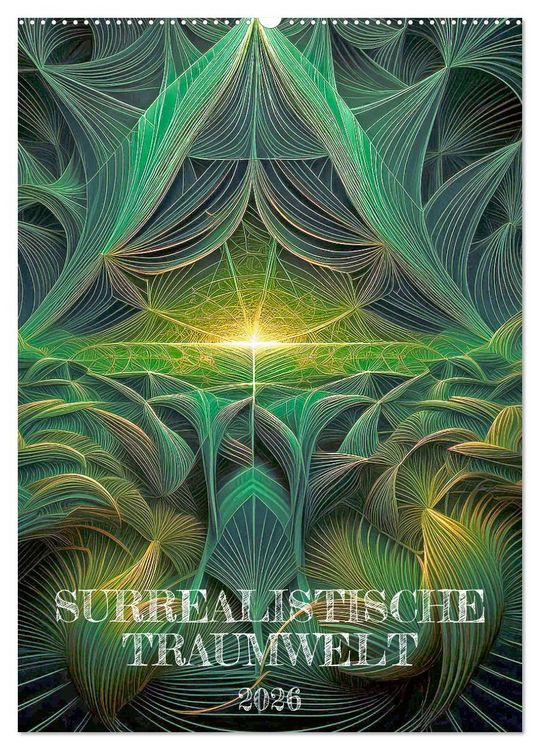 Produktbild: Surrealistische Traumwelt (Wandkalender 2026 DIN A2 hoch), CALVENDO Monatskalender
