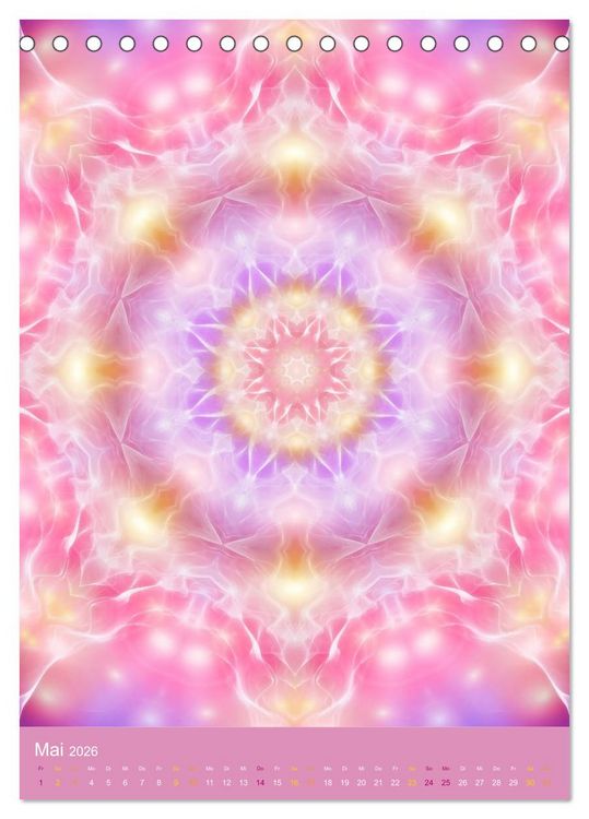Produktbild: Lichtvolle Mandalas (Tischkalender 2026 DIN A5 hoch), CALVENDO Monatskalender