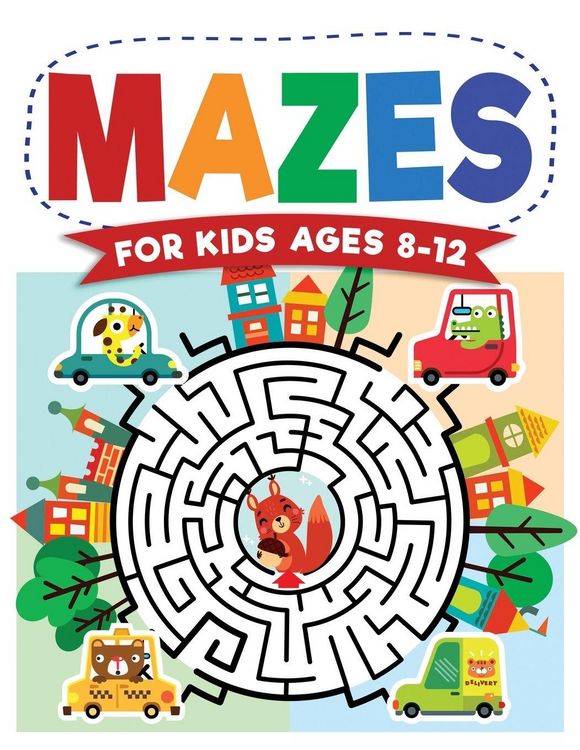 Produktbild: Mazes For Kids Ages 8-12