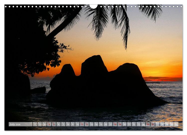 Produktbild: Seychelles, Holidays on Exotic Islands (Wall Calendar 2026 DIN A3 landscape), CALVENDO 12 Month Wall Calendar
