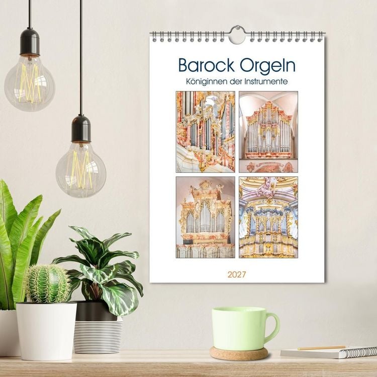 Produktbild: Barock Orgeln, K&ouml;niginnen der Instrumente (Wandkalender 2027 DIN A4 hoch), CALVENDO Monatskalender