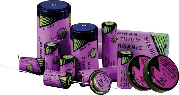 Produktbild: Tadiran Batteries SL 750 S Spezial-Batterie 1/2AA Lithium 3.6V 1100 mAh 1St.