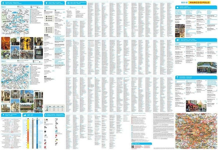 Produktbild: MARCO POLO Cityplan Paris 1:12.000