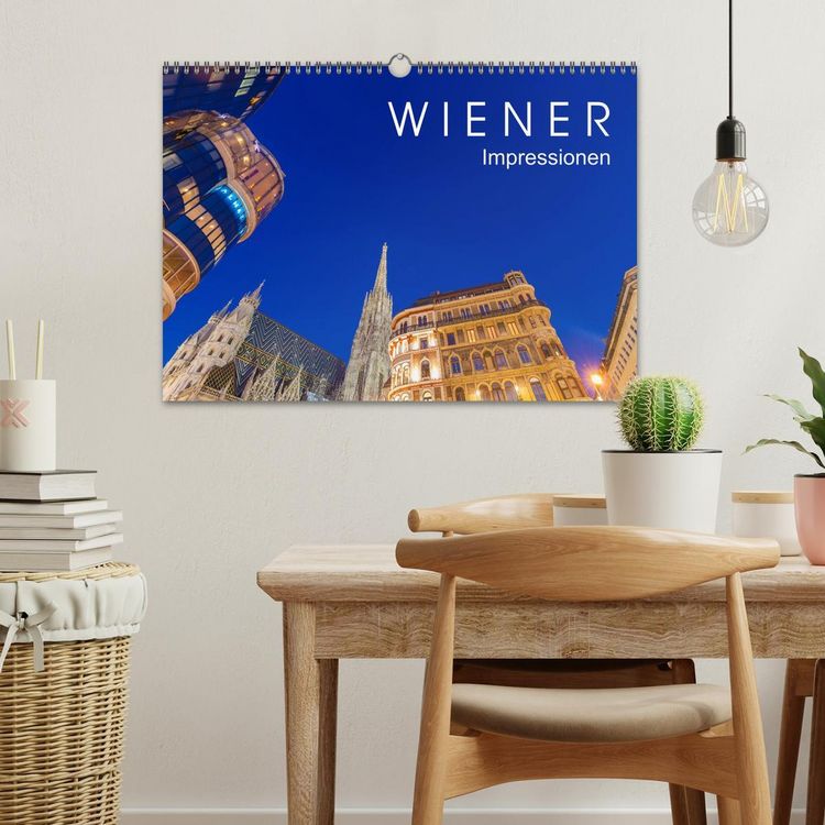 Produktbild: W I E N E R Impressionen (Wandkalender 2026 DIN A3 quer), CALVENDO Monatskalender