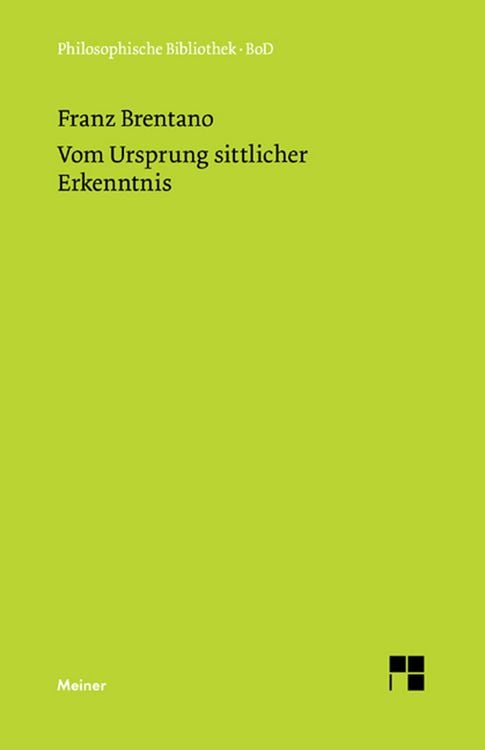 Produktbild: Vom Ursprung sittlicher Erkenntnis