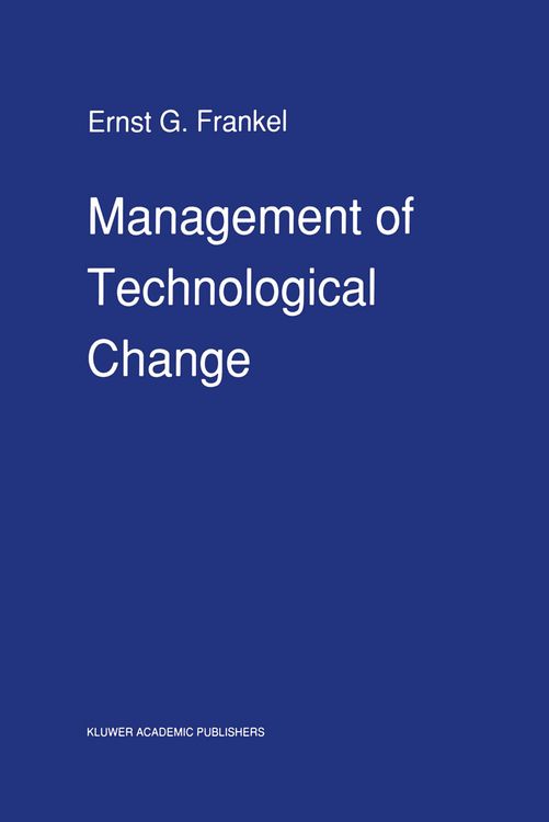 Produktbild: Management of Technological Change