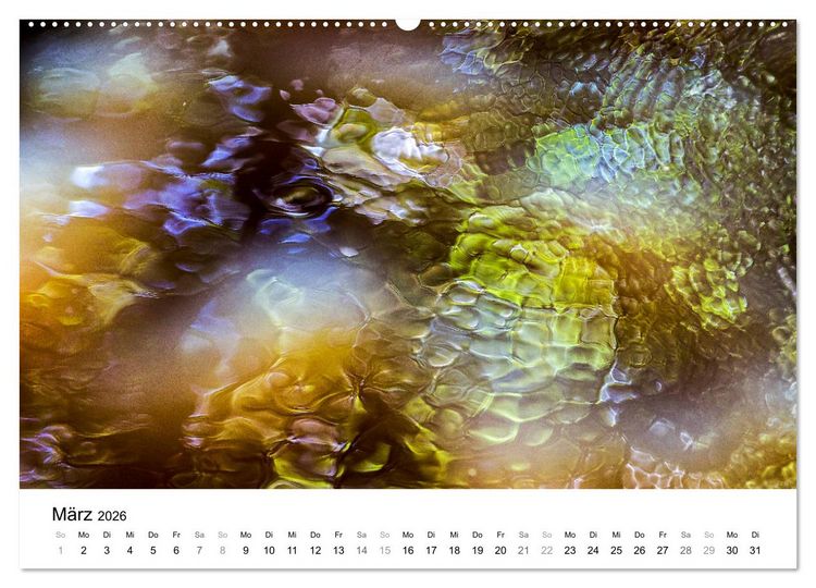 Produktbild: Wasser-Farben (Wandkalender 2026 DIN A2 quer), CALVENDO Monatskalender