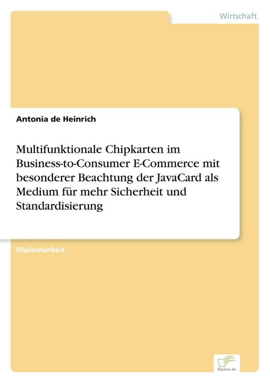 Produktbild: Multifunktionale Chipkarten im Business-to-Consumer E-Commerce mit besonderer Be