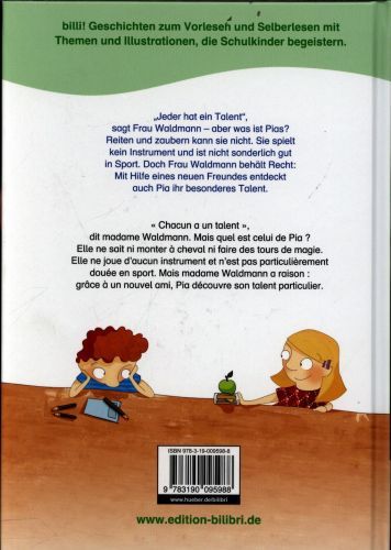 Produktbild: Pias besonderes Talent (Deutsch-Französisch)