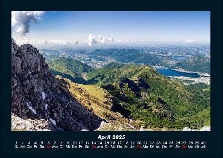 Produktbild: Berge 2025 Fotokalender DIN A4