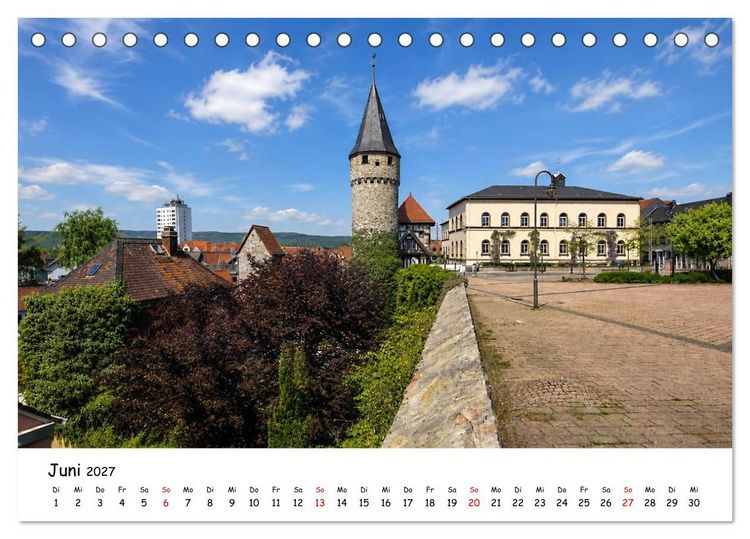 Produktbild: Bad Homburg Schlossblick (Tischkalender 2027 DIN A5 quer), CALVENDO Monatskalender