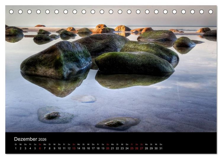 Produktbild: Sehnsucht nach Meer (Tischkalender 2026 DIN A5 quer), CALVENDO Monatskalender